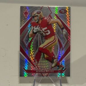 2024 Panini Phoenix George Kittle Prizm Card. Mint condition.